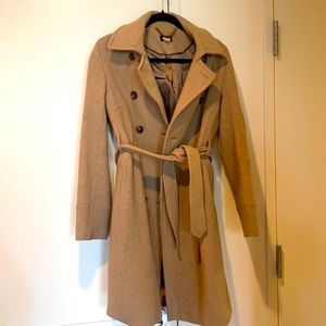 Jcrew women’s wool trench coat.